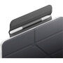 UNIQ Camden Lite futrola s origami stalkom i prostorom za Apple Pencil za iPad Air 11" (2024-2026) - tamnosiva