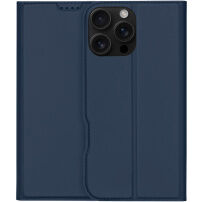 DUX DUCIS Preklopna maska Skin Pro za iPhone 16 Pro - tamno plava