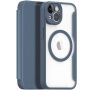 DUX DUCIS Skin X flip futrola sa MagSafe za iPhone 14 - tamno plavo