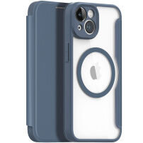 DUX DUCIS Skin X flip futrola sa MagSafe za iPhone 14 - tamno plavo