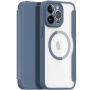 DUX DUCIS Skin X flip futrola sa MagSafe za iPhone 14 Pro Max - tamno plavo