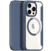 DUX DUCIS Skin X flip futrola sa MagSafe za iPhone 15 Pro - tamno plavo