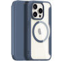DUX DUCIS Skin X flip futrola sa MagSafe za iPhone 15 Pro Max - tamno plavo