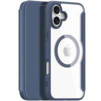 DUX DUCIS Skin X flip case sa MagSafe za iPhone 16 - tamno plava