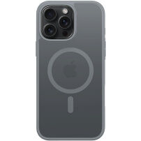 DUX DUCIS Yind Matte Cover sa MagSafe za iPhone 15 Pro - siva