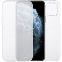 Dvodijelna futrola za prednju i stražnju stranu za iPhone 11 Pro Max - Proziran