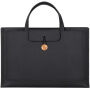 Elegantna torba s gumbom za zatvaranje za MacBook do 16" - crna