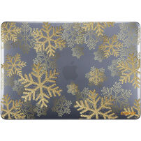 ENKAY sjajna prozirna maska za MacBook Pro 16" (A2141) - pahulje