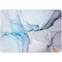 ENKAY mat maska za MacBook Pro 15" (A1707 / A1990) - plavo-sivi mramor
