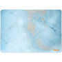 ENKAY mat maska za MacBook Pro 15" (A1707 / A1990) - svjetlo-plavi mramor