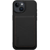 ESEBLE maska s izmjenjivim magnetnim novčanikom i MagSafe za iPhone 13 / 14 - crna