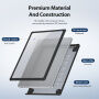 DUX DUCIS LCGM Series sjajna transparentna maska za MacBook Pro 16" (A2485 / A2780 / A2991 / A3186 / A3403 / A3428 / A3429) - crna