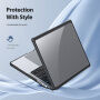 DUX DUCIS LCGM Series sjajna transparentna maska za MacBook Pro 16" (A2485 / A2780 / A2991 / A3186 / A3403 / A3428 / A3429) - crna