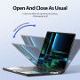 DUX DUCIS LCGM Series sjajna transparentna maska za MacBook Pro 16" (A2485 / A2780 / A2991 / A3186 / A3403 / A3428 / A3429) - crna