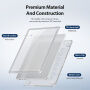 DUX DUCIS LCGM Series sjajna transparentna Maska za MacBook Pro 16" (A2485 / A2780 / A2991 / A3186 / A3403 / A3428 / A3429) - prozirna