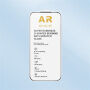 Rurihai kaljeno antirefleksno 2.5D staklo s crnim okvirom za iPhone 17 Pro Max / 18 Pro Max