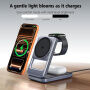 Q29 Qi2.2 3v1 sklopivi magnetni bežični stalak za iPhone / Apple Watch / AirPods - 25W - bijeli