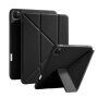 XDcase Y-fold Futrola s origami Stalak i prostorom za Apple Pencil za iPad Pro 12,9" (2018-2022) - crna