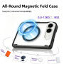 Matna maska s okvirom u boji i MagSafe za iPhone Duo - crna