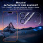 XDcase Kaljeno staklo za zaštitu leća stražnje kamere za iPhone 17 Pro Max - crno