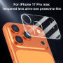 XDcase Kaljeno staklo za zaštitu leća stražnje kamere za iPhone 17 Pro Max - prozirno