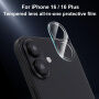 XDcase Kaljeno staklo za zaštitu leća stražnje kamere za iPhone 16 / 16 Plus - prozirno