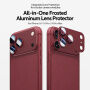 XDcase Kaljeno staklo s metalnim okvirom za zaštitu leća kamere za iPhone 18 Pro Max - plavo