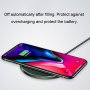 GY-68 ultratanki aluminijski bežični punjač za iPhone - crna