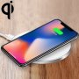 GY-68 ultratanki aluminijski bežični punjač za iPhone - srebrna