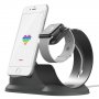 Aluminijska stanica za punjenje za Apple Watch a iPhone - Siva