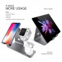 Bestand 3u1 postolje u stanici za iPhone / Apple Watch / AirPods - sivo