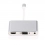 Adapter 8pin Lightning male za HDMI / VGA / audio female za iPhone / iPad - bijela