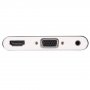 Adapter 8pin Lightning male za HDMI / VGA / audio female za iPhone / iPad - bijela