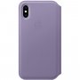 Apple Folio kožna flip futrola za iPhone XS - lila