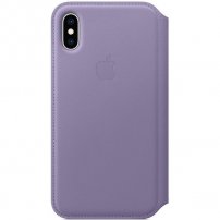 Apple Folio kožna flip futrola za iPhone XS - lila
