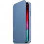 Apple Folio kožna flip futrola za iPhone XS - kukuruzno-plava
