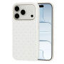 Zaštitna maska s točkicama za iPhone 17 Pro / 18 Pro - bijela