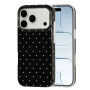 Zaštitna maska s točkicama za iPhone 17 Pro / 18 Pro - crna