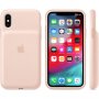 Originalna Apple stražnja maskica s baterijom za iPhone XS - pješčano ružičasta