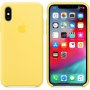 Apple silikonska maskica za iPhone XS - Žuta boja kanarinca