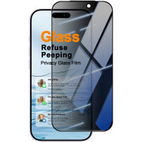 Imak kaljeno 2.5D Anti-Spy staklo s crnim okvirom za iPhone 18 Pro Max