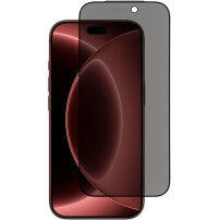 Kaljeno 2.5D Anti-Spy staklo s crnim okvirom za iPhone 18 Pro