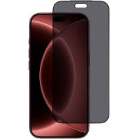 Matno kaljeno Anti-Spy staklo s crnim okvirom za iPhone 18 Pro Max