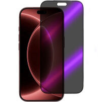 Kaljeno 2.5D Anti-Spy i Anti-Blue-Ray staklo s crnim okvirom za iPhone 18 Pro