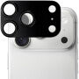 XDcase kaljeno staklo s metalnim okvirom za zaštitu leća kamere za iPhone 18 Pro - crno