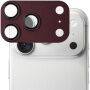 XDcase Kaljeno staklo s metalnim okvirom za zaštitu leća kamere za iPhone 18 Pro - bordo