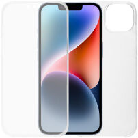 Dvodijelna Futrola za prednju i stražnju stranu za iPhone 14 - prozirna