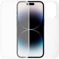 Dvodijelna Futrola za prednju i stražnju stranu za iPhone 14 Pro - prozirna