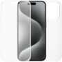 Dvodijelna Futrola za prednju i stražnju stranu za iPhone 15 Pro - prozirna