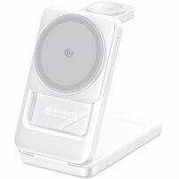 Q29 Qi2.2 3v1 sklopivi magnetni bežični stalak za iPhone / Apple Watch / AirPods - 25W - bijeli